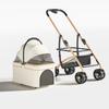 JZOOOZ Separated Pet Cart for Dogs Light with 4 Swivel Front and Rear Wheel Easy to and Suitable for Multiple Perfect for Walking and Nursing (Size