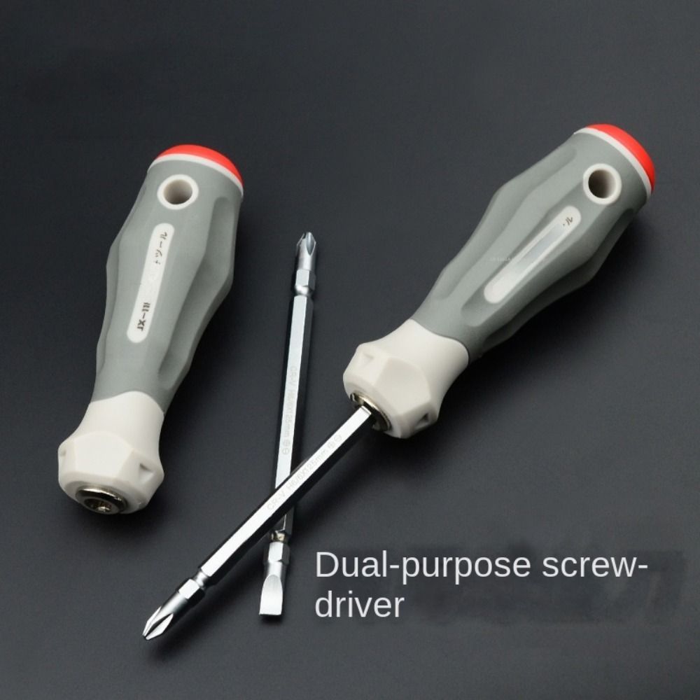

2In1 Double Use Screwdriver Slotted Phillips Double Head Screw Driver Repair Works