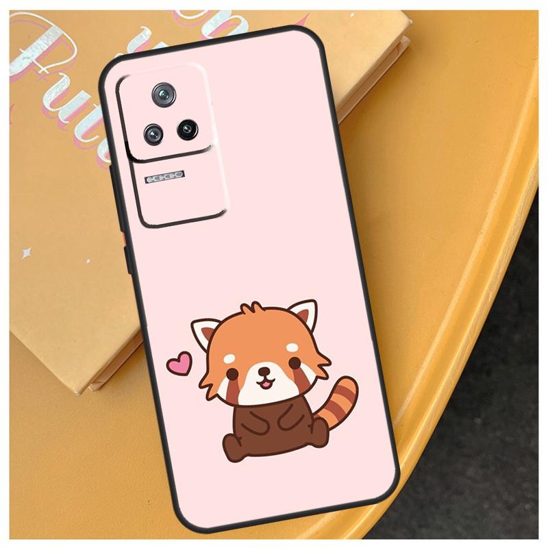 Red Panda Cute Animal Case For Xiaomi 14T 13T Pro 11T 12T 13 14 15 Ultra POCO X6 Pro X3 X5 F5 F6 M6 X7 Pro Cover