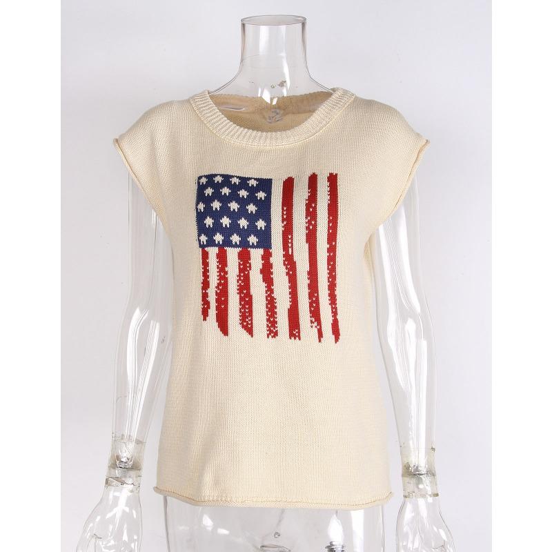Women's Fall and Winter Solid Color Knit Casual Short-sleeved Sweater