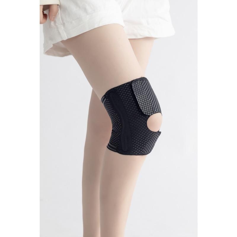 

1PC ультратонкие спортивные наколенники Защита мениска коленные связки Наколенники Наколенники Наколенники для коленного сустава беговые спортивные накладки L чёрный