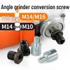 Angle Grinder Conversion Adapter Set: M10 To M14 External Thread, M16 Thread Polisher Accessories