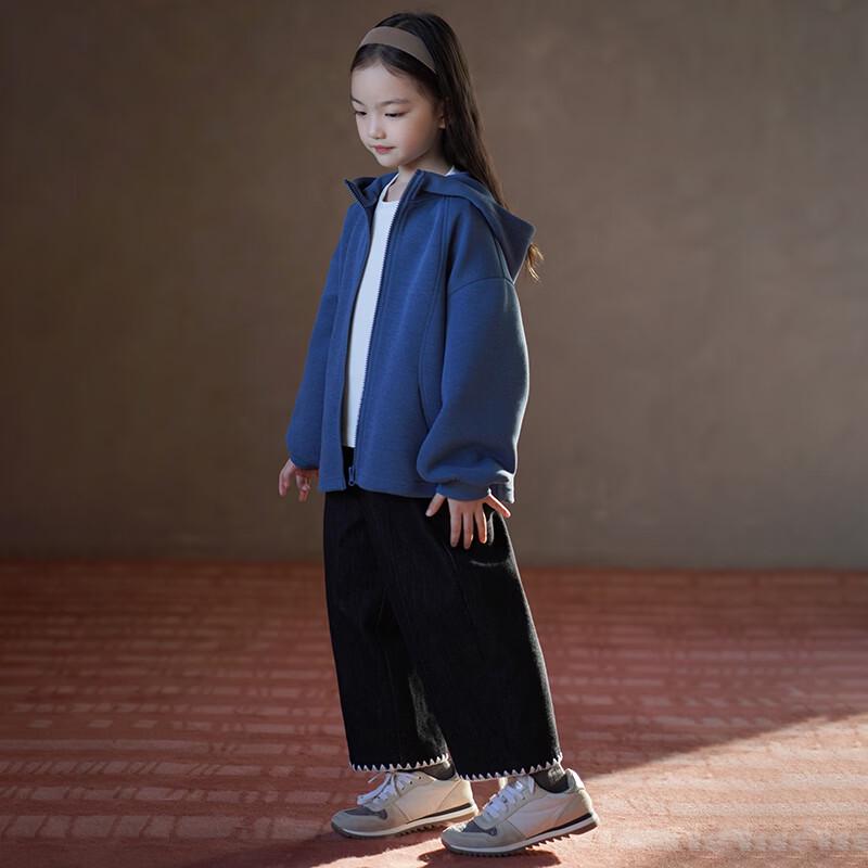 Hacikis Kids' Spring/Autumn Hooded Casual Sports Sweatshirt