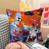 Animation F-Futurama Cushion Cover Inches Farmhouse Decor Home Throw Pillow Covers For Couch Decorations