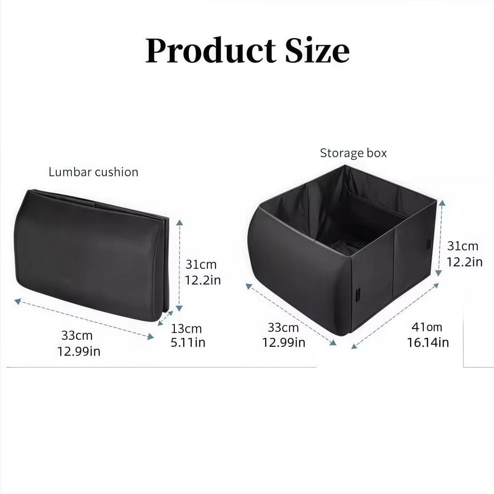 30L Capacity Foldable Car Storage Organizer Large Capacity Trunk Organizer  RV Interior