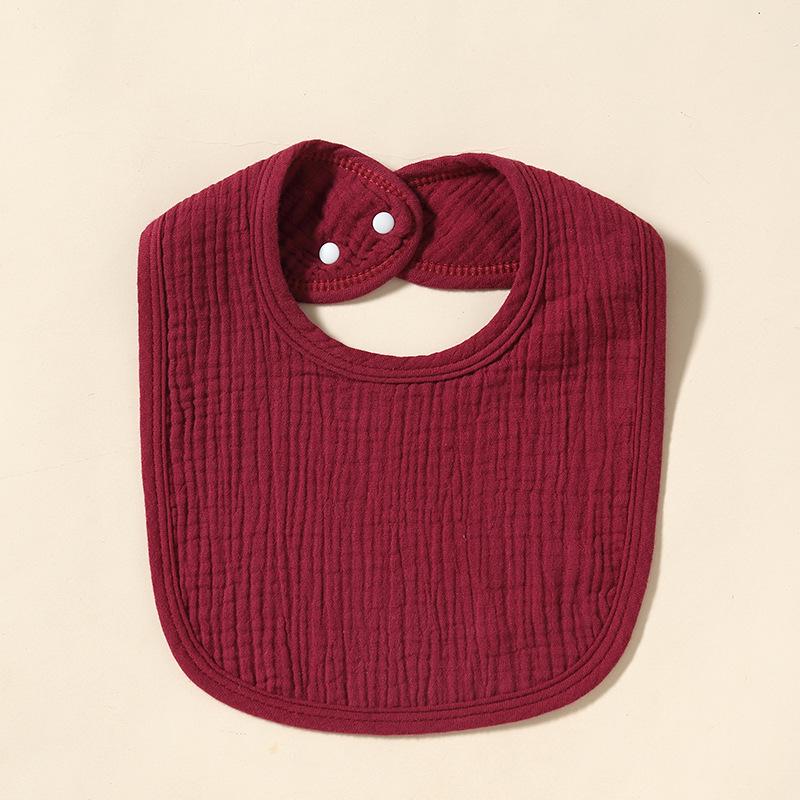 Soft U-Shaped 4-Layer Cotton Gauze Baby Bib: Absorbent and Lightweight for Spring and Summer