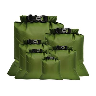 6st vattentät torr väska Pack Säck Simning Forsränning Kajakpaddling River Trekking Flytande segling Kanoting Båtväskor
