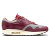 Nike Air Max 1 Rush Maroon Unisex-Sneaker Rot Metallic-Silber DO9549-001