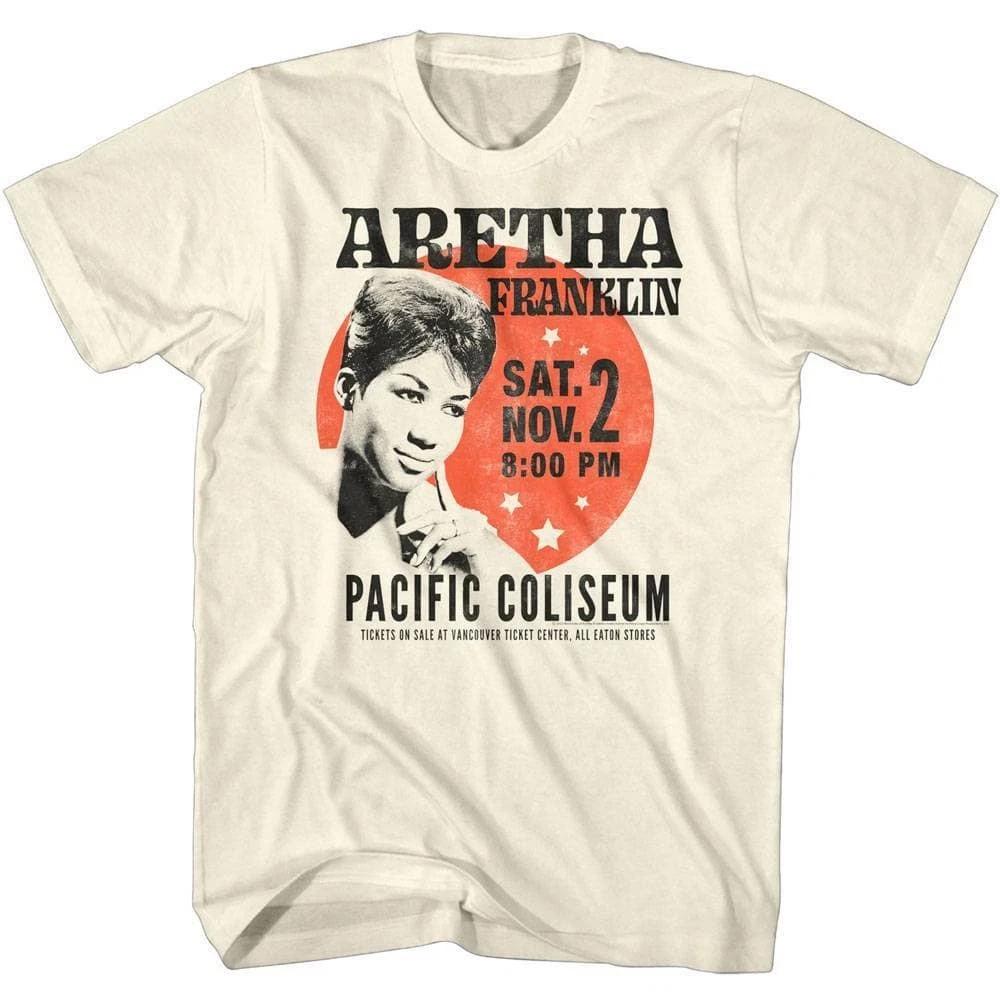 Aretha Franklin Pacific Coliseum Men s T Shirt S