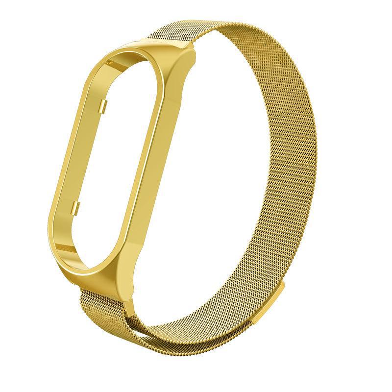 Xiaomi Mi Band 7 Mailänder Magnetmetallarmband & Edelstahl-Schutzhülle