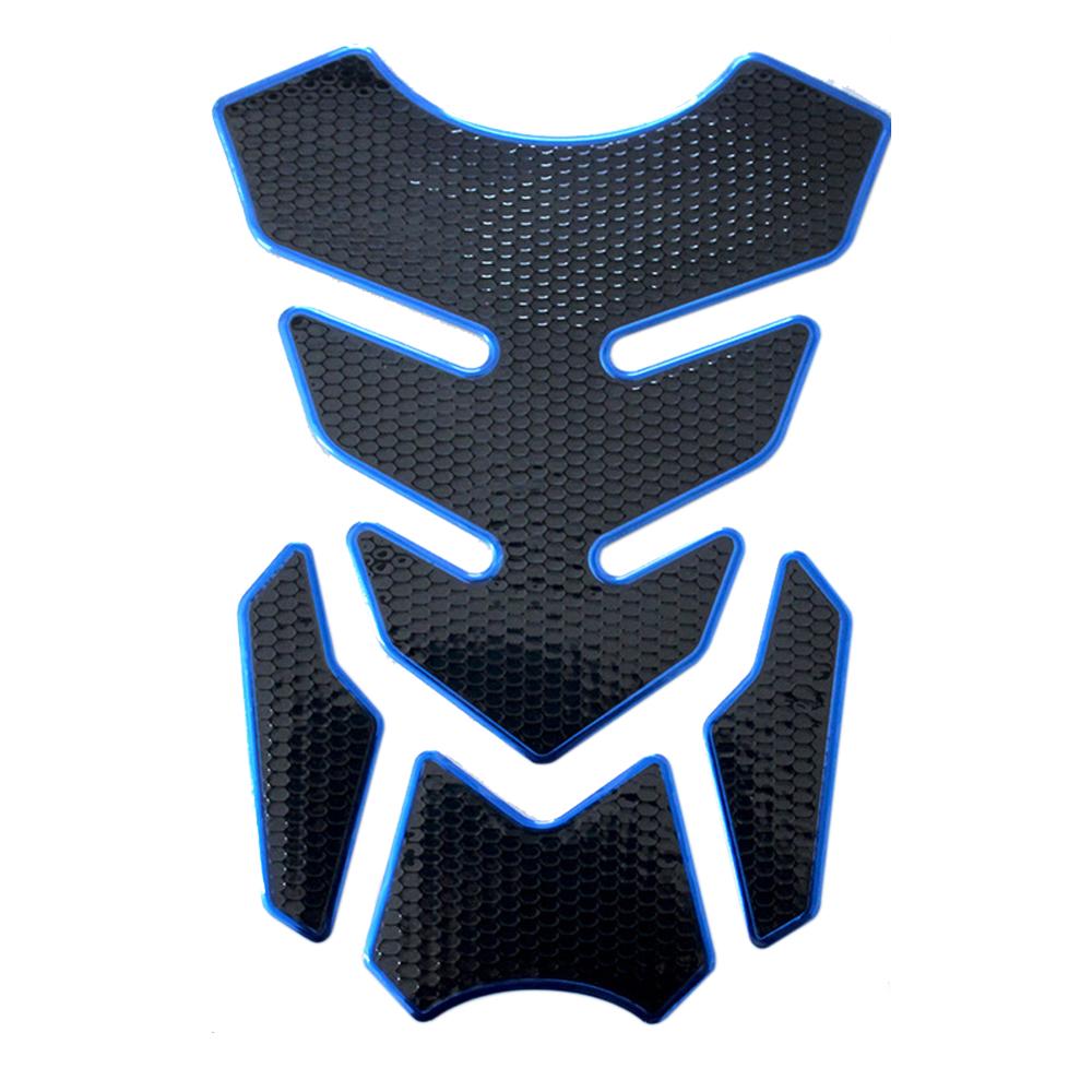 For Honda Yamaha Tankpad Sticker Fishbone 3D Tank Pad Stickers Oil Gas Protector Cover Decoration Flame Motorcycle Accessories
