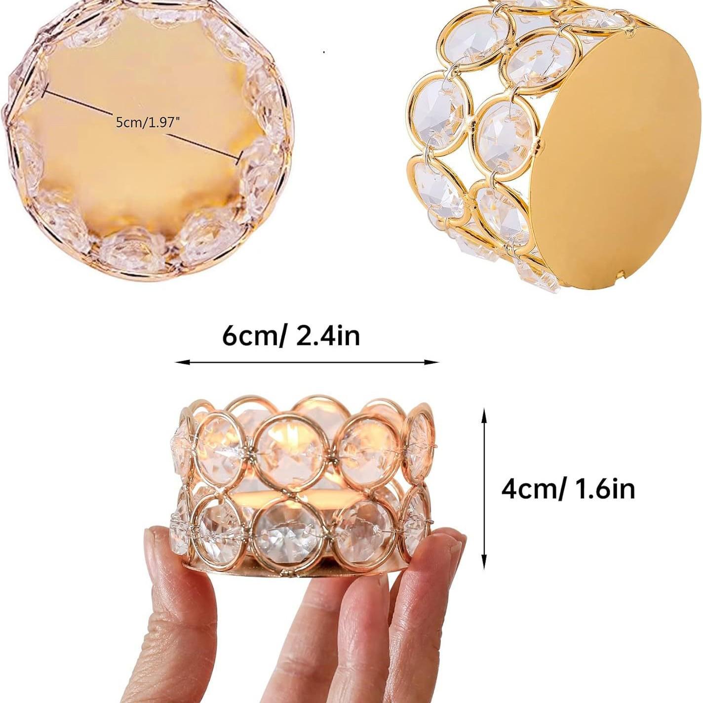 Европейский Хрустальный и Железный Подсвечник для Ужина при Свечах
