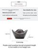 Chinese Zisha Clay Teapot Lid Stand Tray with Dragon Design Vintage Style Creative Tea Ceremony Accessory for Gongfu Tea Brewing