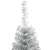 VidaXL Artificial Half Christmas Tree with Silver Stand 240 Cm PET 344699