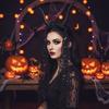 Black Halloween Devil Headwear with Veil Sheep Horn Headband  Adults