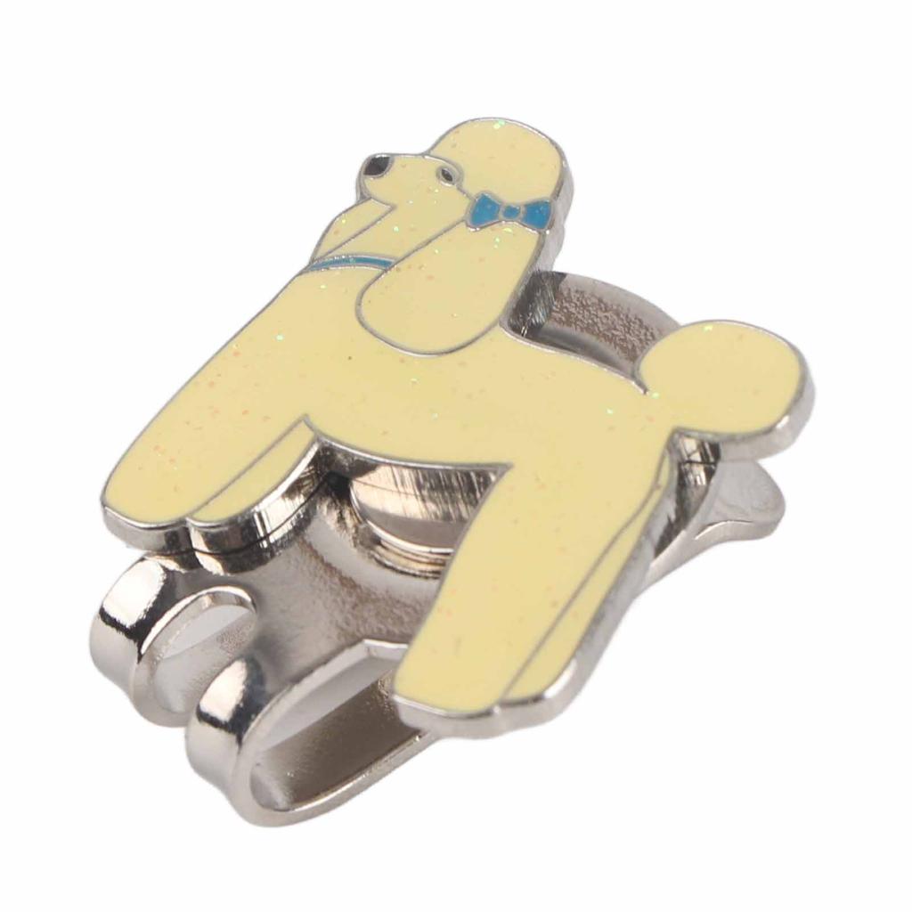 Durable Stainless Steel Golf Hat Cap Clip with Magnetic Ball Marker Accessory Dog