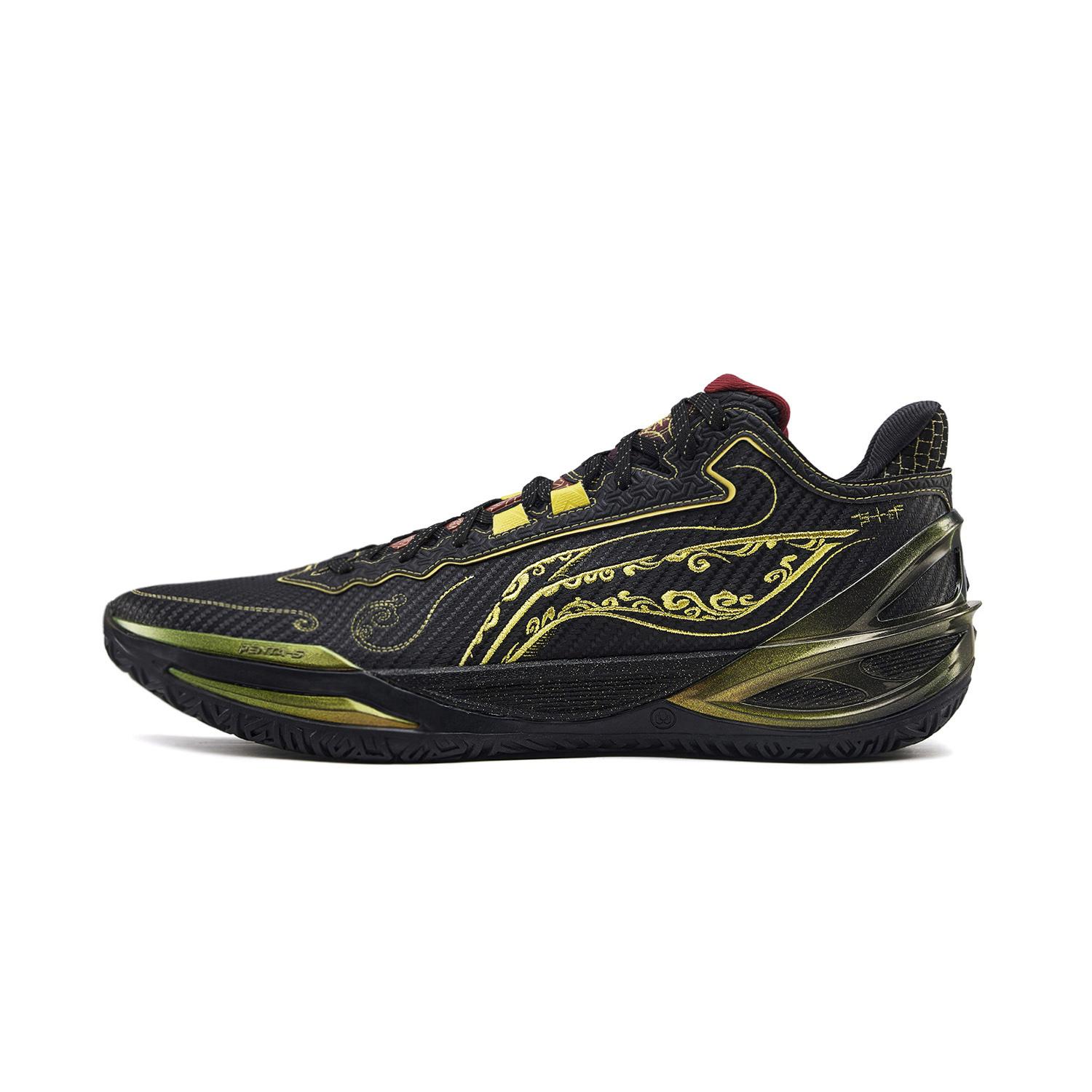 

Li Ning Blade 6 Cushioning Slip Resistant Abrasion Resistant Breathable Low top All around Basketball Shoes Men s ABAV095-1 41.5