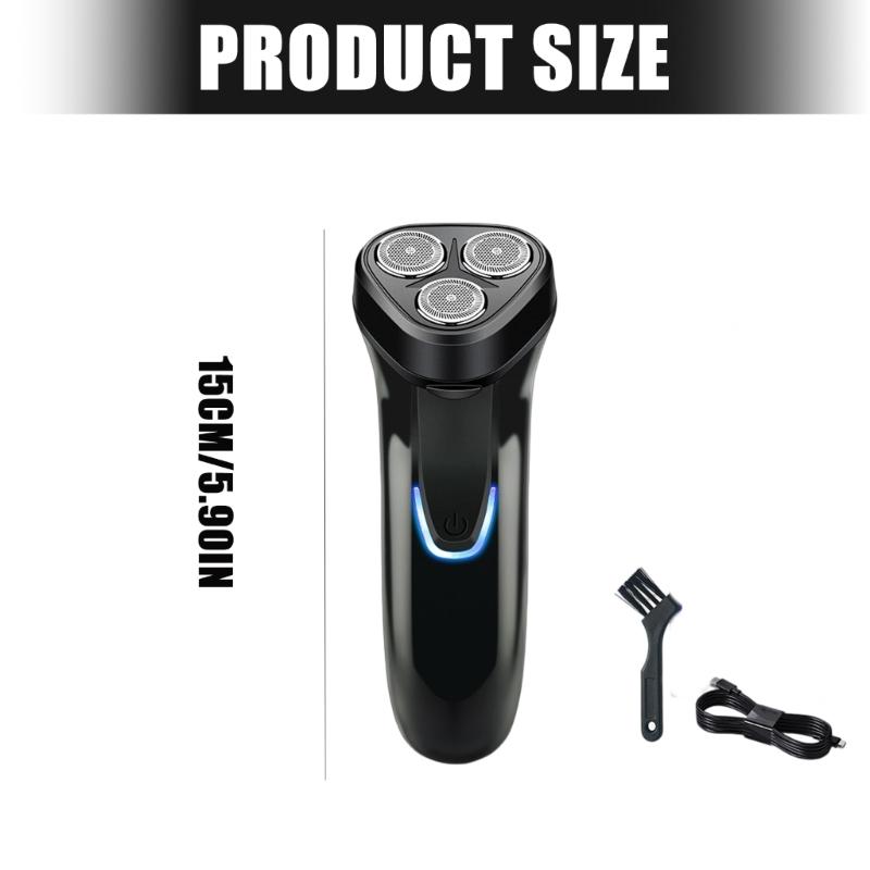 Men Pocket Sized Electric Shaver with Recharging Face Hair Trimmer Plastic Texture Perfect for Business Trips and Gym