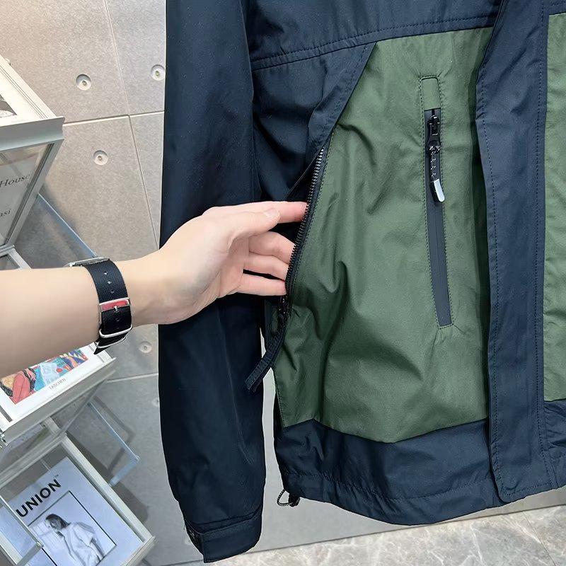 Men's Versatile Spring Hooded Workwear Jacket