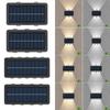 Outdoor Solar Wall Lamp - Waterproof Courtyard, Garden, Balcony, and Fence Decorative Light