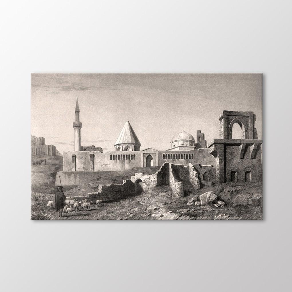 

Мечеть и особняк Алааддина, картина Конья