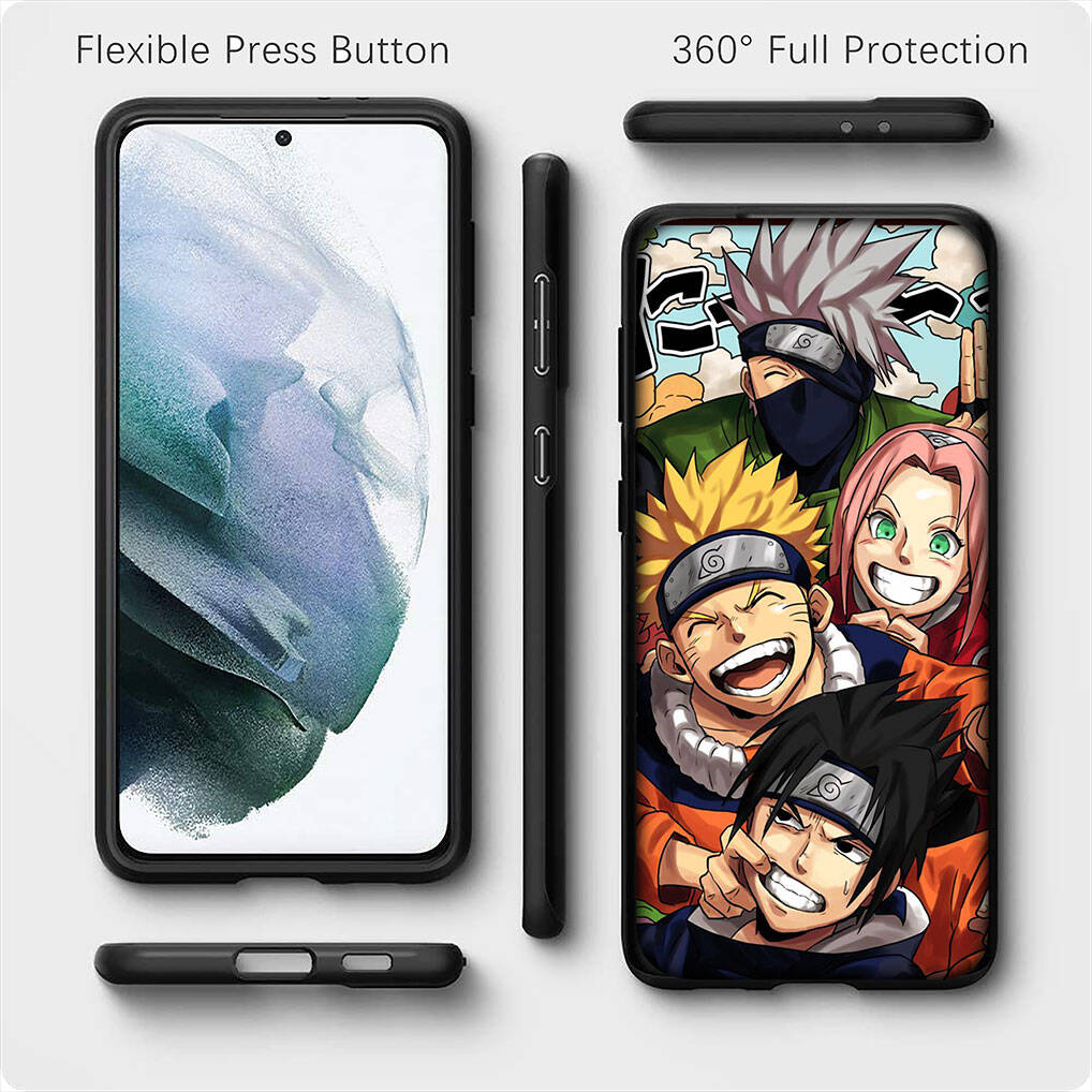 For Samsung Galaxy S25 S24 S23 iPhone 17 16 15 Xiaomi Redmi Note 14 13 12 11 Plus Pro Max XR A57 Phone Case Cartoon Uchiha Sasuke Naruto OPPO Huawei