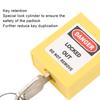 5 Sets 38mm Lockout Lock Insulation LOTO Nylon PA Steel for Nuclear Energy Logistics Transport