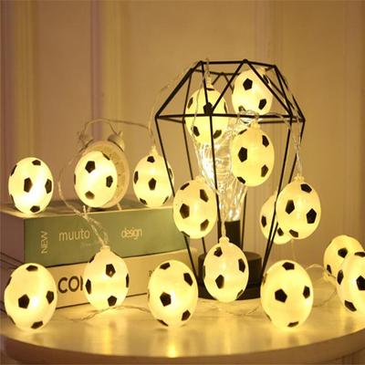 LED Lamp Attractive Soft Lighting Easy Installation LED Lamp Holiday Party Football String Lamp Hanging Decoration String Light