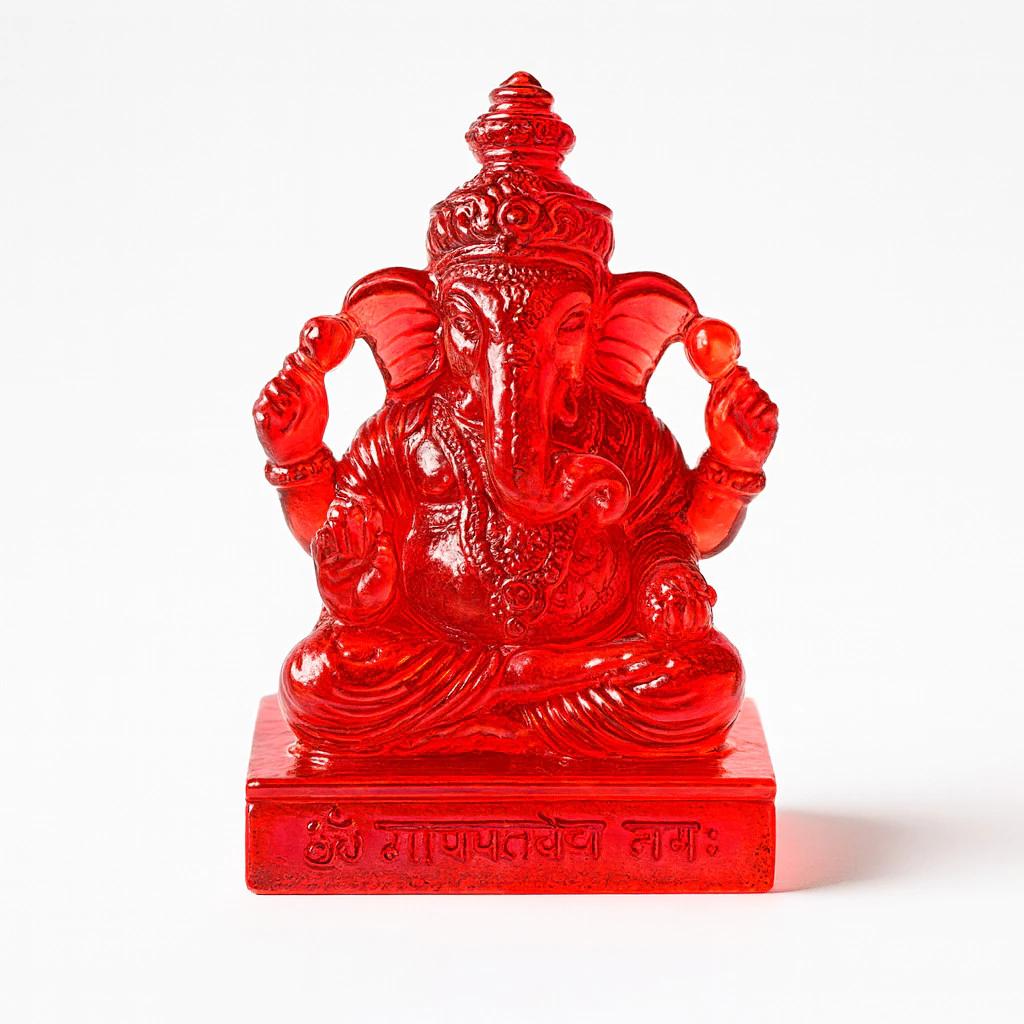 Ganeśa Głowa Słonia Hinduizm Bóg Posąg Potężny Amulet Sukcesu Talizmany Biżuteria Vintage Bogaty Ochrona Zdrowia Szczęśliwe Pieniądze Bogaty