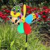 Tier Biene Sechs Farben Dreidimensional Windmühle Cartoon Kinderspielzeug Heim- Gartendekoration Windspiel Windrad Wirbelwind Hofdeko