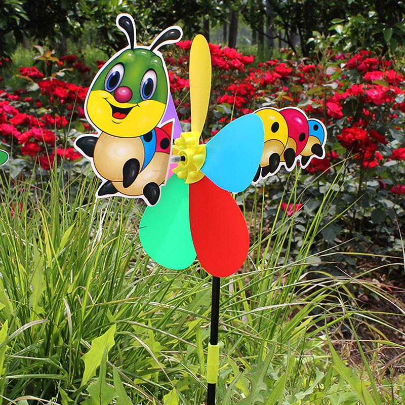 Zwierzę Pszczoła Sześć Kolorów Trójwymiarowy Wiatraczek Kreskówkowy Zabawki dla Dzieci Dekoracja Domu Ogrodu Spinner do Wiatru Kręciołek Dekoracja Podwórka