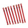 8pcs M3 Aluminum Alloy Link Rod Linkage Set for   SCX10 RC Crawler Car Upgrade Parts