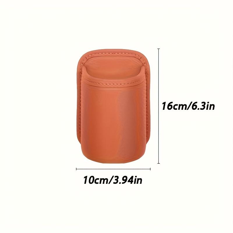 1PC PU leather car cup holder storage box multi-compartment design is suitable for most models
