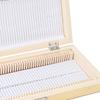 Specimens Slide Box Biology Glass Prepared Microscope Slides Specimens Wooden Slide Storage Box Case Microscope Slide Box
