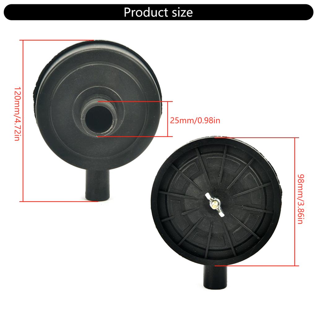 Amortizoare de Zgomot din Plastic Filetate de 25 mm Filtru de Aer cu Mâner Pentru Reducerea Zgomotului și Purificarea Aerului În Echipamente Industriale