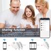 WiFi Smart Socket, European Standard, 16A with Mobile App, Remote Control, Timer, and Alexa Voice Control.