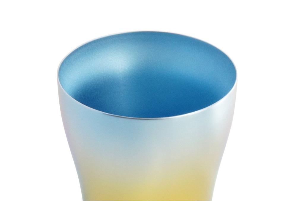 HORIE Pure Titanium Made in Niigata Aloha Double-walled Tumbler, 250cc, Tsubame, Prefecture, Sunset, T-15-AS250