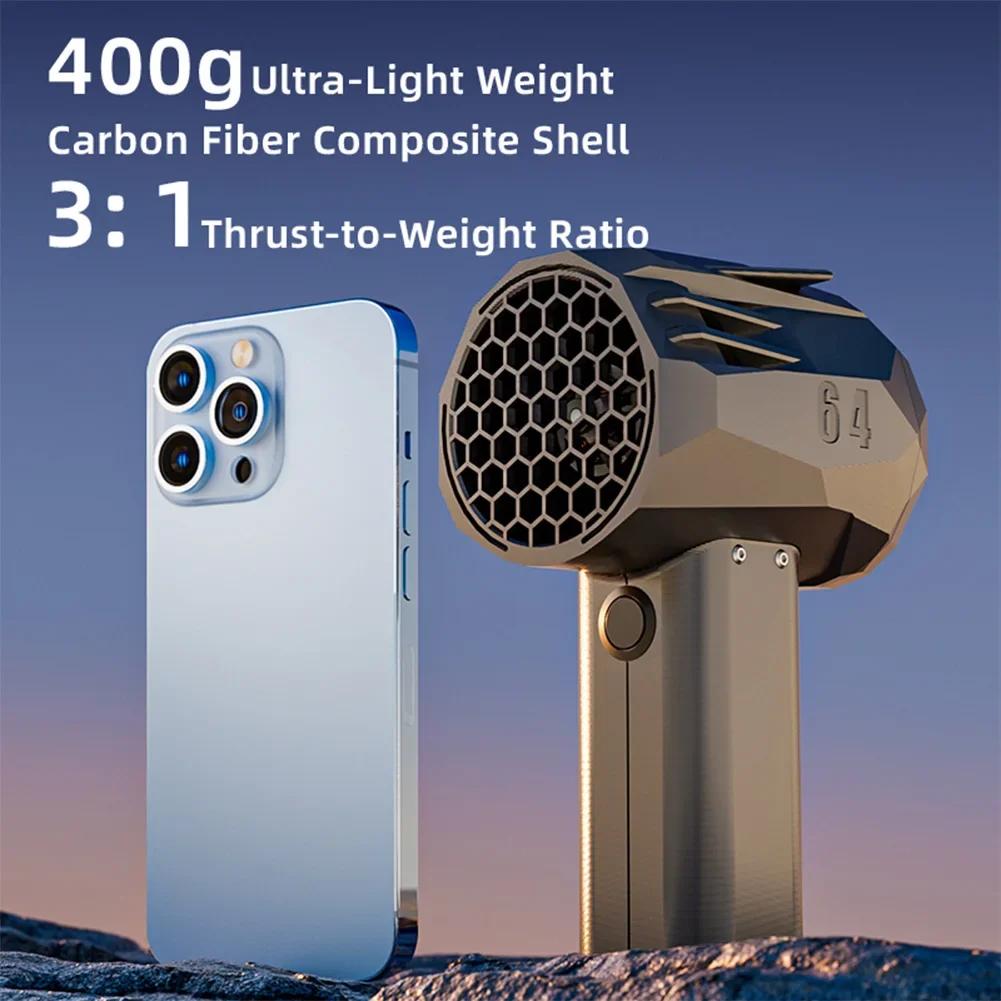 650W Electric Powerful Blower 64mm Brushless Motor Handheld Duct Fan Wind Speed 240km/h Strong Dust Blower for Computer Keyboard