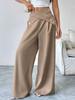 Autumn High Waist Solid Color Button Casual Pants PJ0113