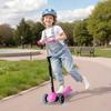 Kick Scooter for Kids Ages 3+, 3-Wheel Toddler Scooter with Light-Up Wheels, Adjustable Height Handlebar, Wide Anti-Slip Deck, Lightweight Aluminum