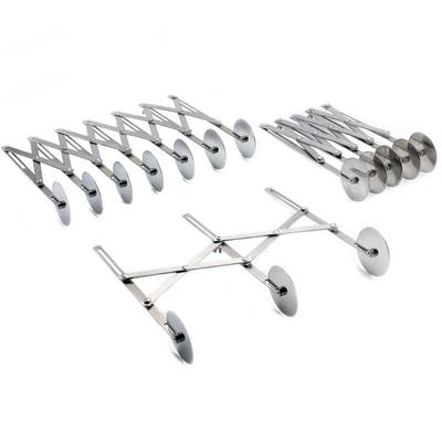 Pizzaschneider, Edelstahl, Teig, Gebäck, Rad, Messer, Rollenklinge, verstellbar