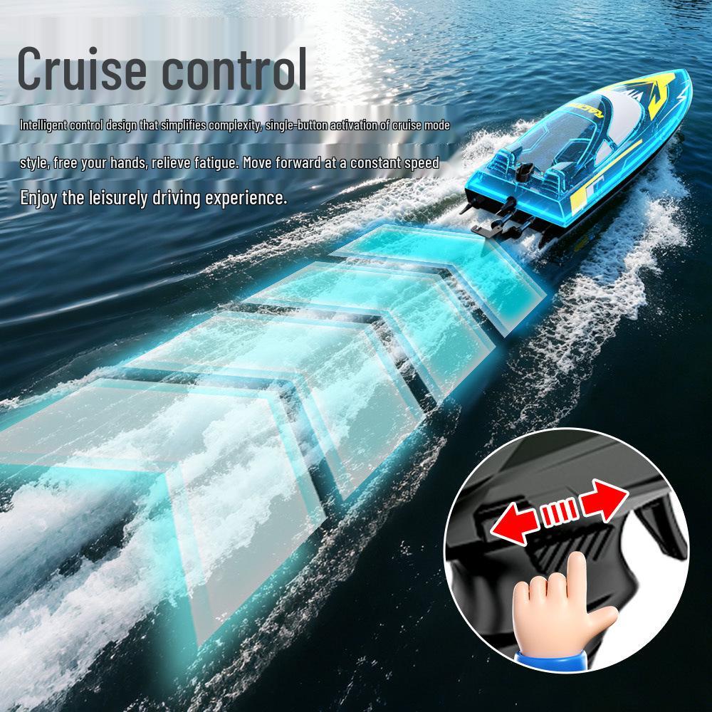 Smart Children's Remote Control Electric Speedboat - Outdoor Educational Toy