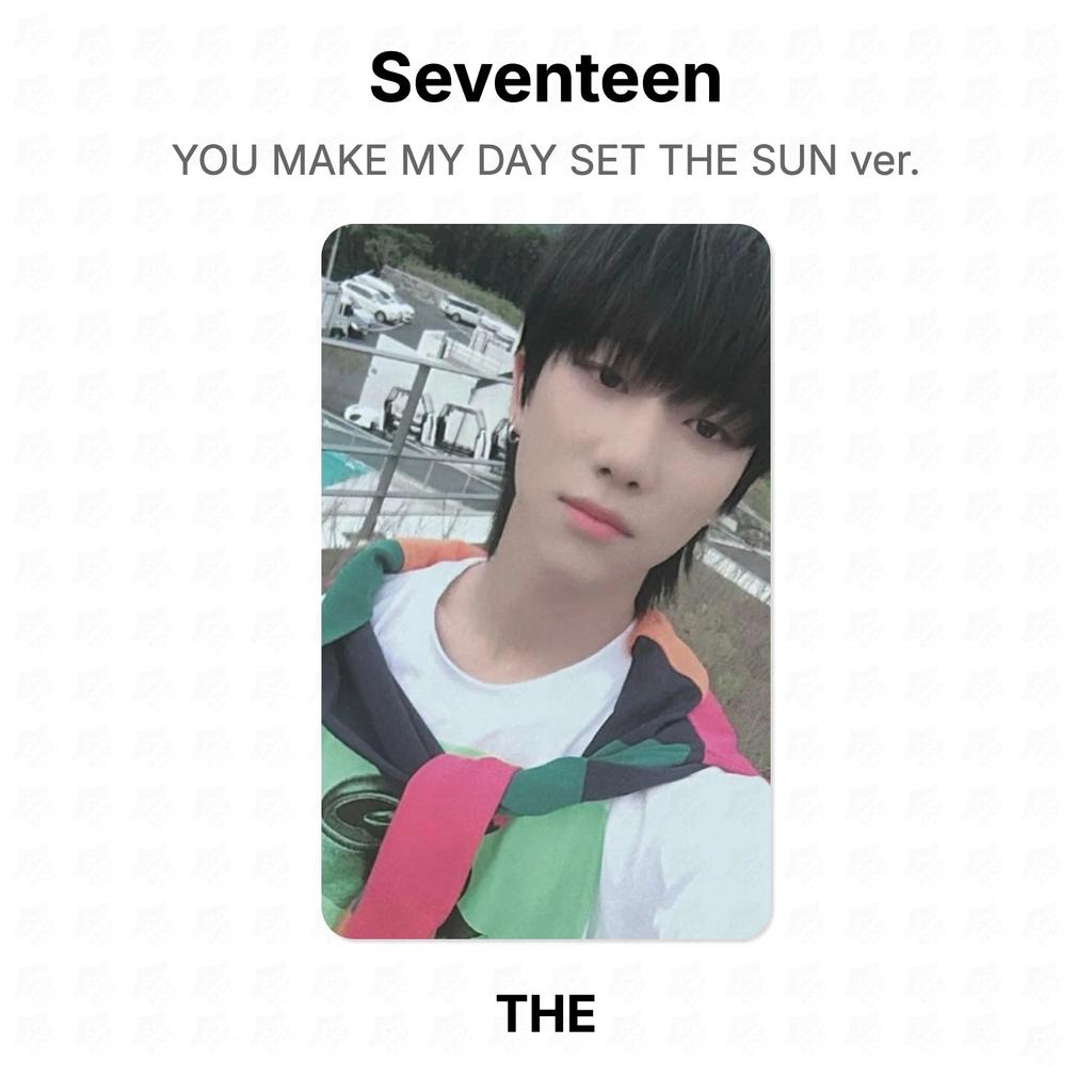 Seventeen YOU MAKE MY DAY SET THE SUN ver. Official Photocard