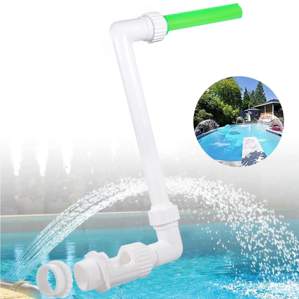 Spray Water Fountains for Ground & Above Ground Pool, Adjustable Waterfalls Sprinkler Cooler for Pool, Swimming Pool Spa Water Temperatures
