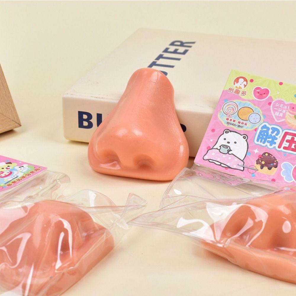 

Simulation Nose Pinching Toy Facial Features Model TPR Squeezing Toy Kids Toys