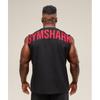 Gymshark Power Cut Off Tank Black Conditioning Red A2c9m Bc1d