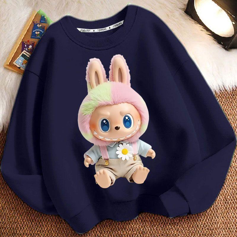 Barneklær Sweatshirts, Langermet Sweatshirts for Gutter og Jenter Om Våren og Høsten