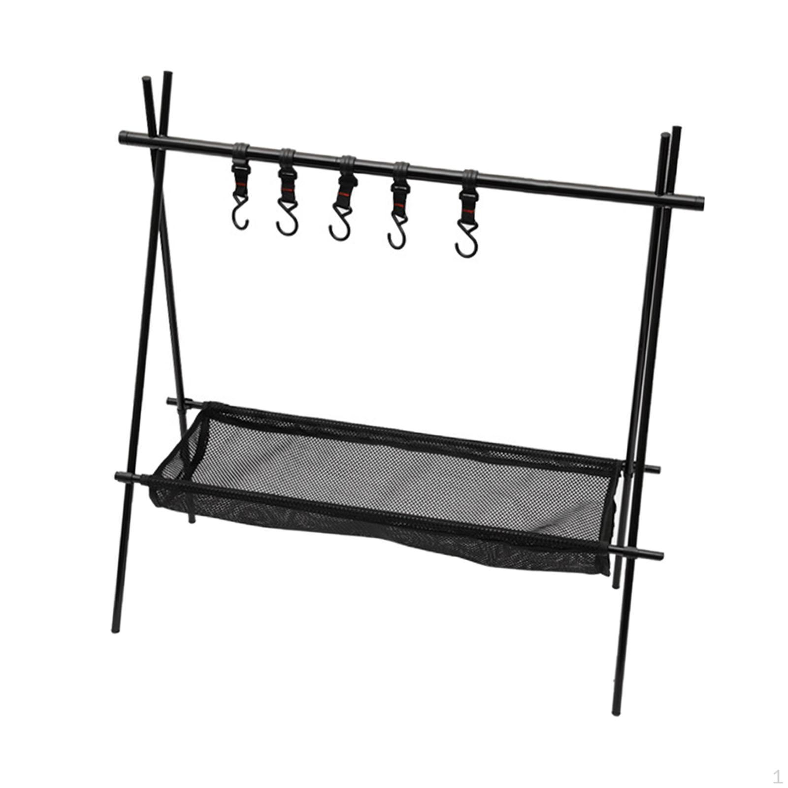 

Подвесная стойка для походной посуды, прочная профессиональная многофункциональная полка для хранения S