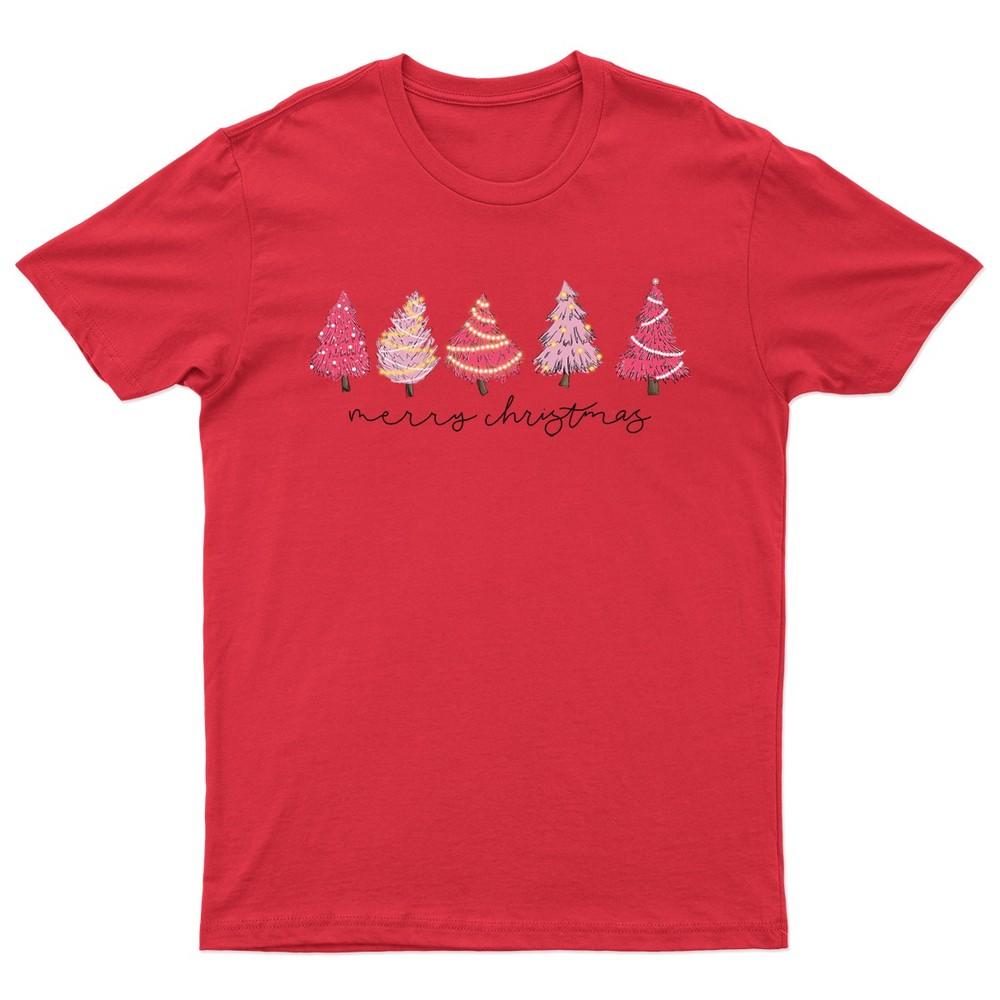 Merry Christmas Holiday Trees TShirt Unisex Gift Retro Funny Unisexs Vintage a