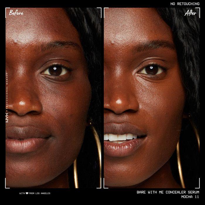 Sérum correcteur - nyx professional makeup - bare with me - fini naturel - vegan - teinte mocha (11)